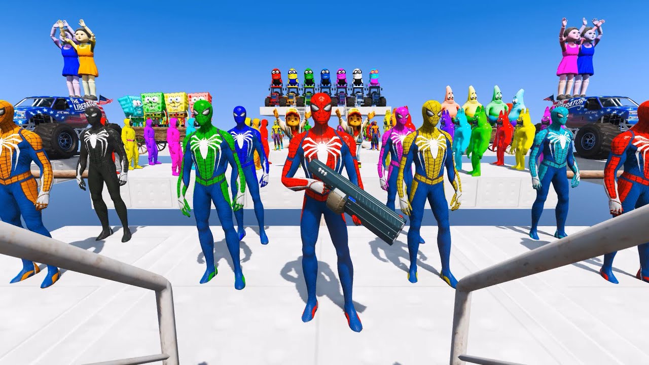 GTA 5 Epic Ragdolls | Spiderman and Super Heroes Jumps/fails (Euphoria Physics) Episode 231