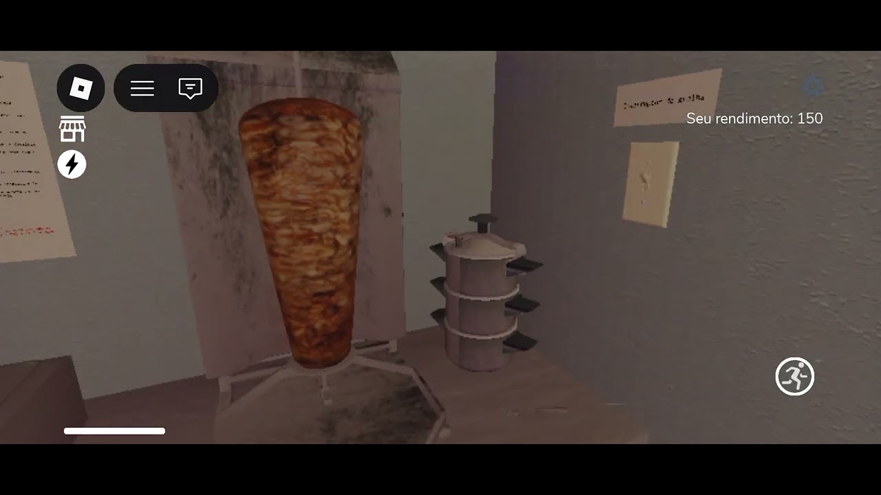 Jogando shwarma pela primeira vez 