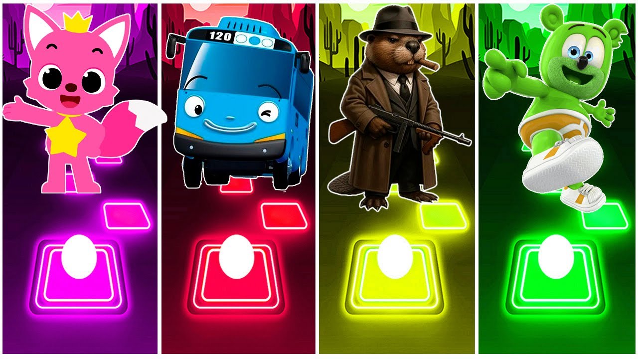 Pinkfong 🆚 Tayo The Little Bus 🆚 Bandito Bobrito 🆚 Gummy Bear. 🎶 Who Is Best?
