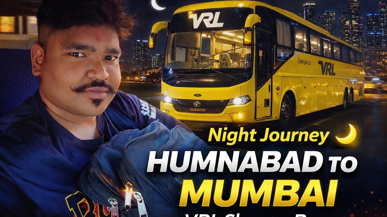 Humnabad ರಿಂದ Mumbai VRL Sleeper Bus | Ticket Price ₹1150 