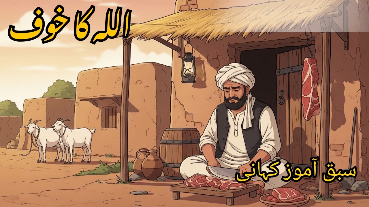 Allah Ka Khauf |  Islamic Moral story | qsaai or kumhar| importance of hala income