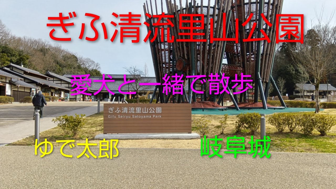 リブマックス第２弾飛騨高山編③ぎふ清流里山公園＃愛犬と散歩＃ゆで太郎＃岐阜城