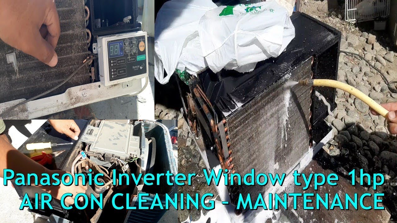 Panasonic Inverter Window type Air con Cleaning tutorial
