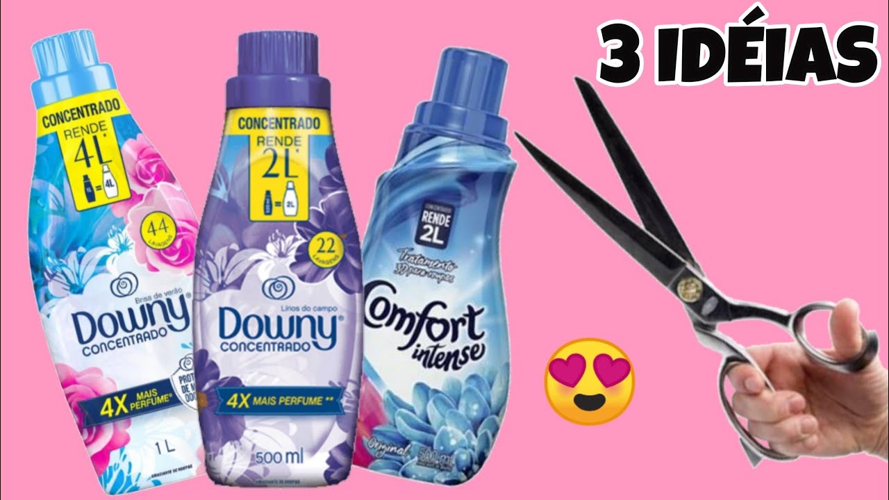 3 IDÉIAS INCRÍVEIS COM GARRAFA DE AMACIANTE 💕