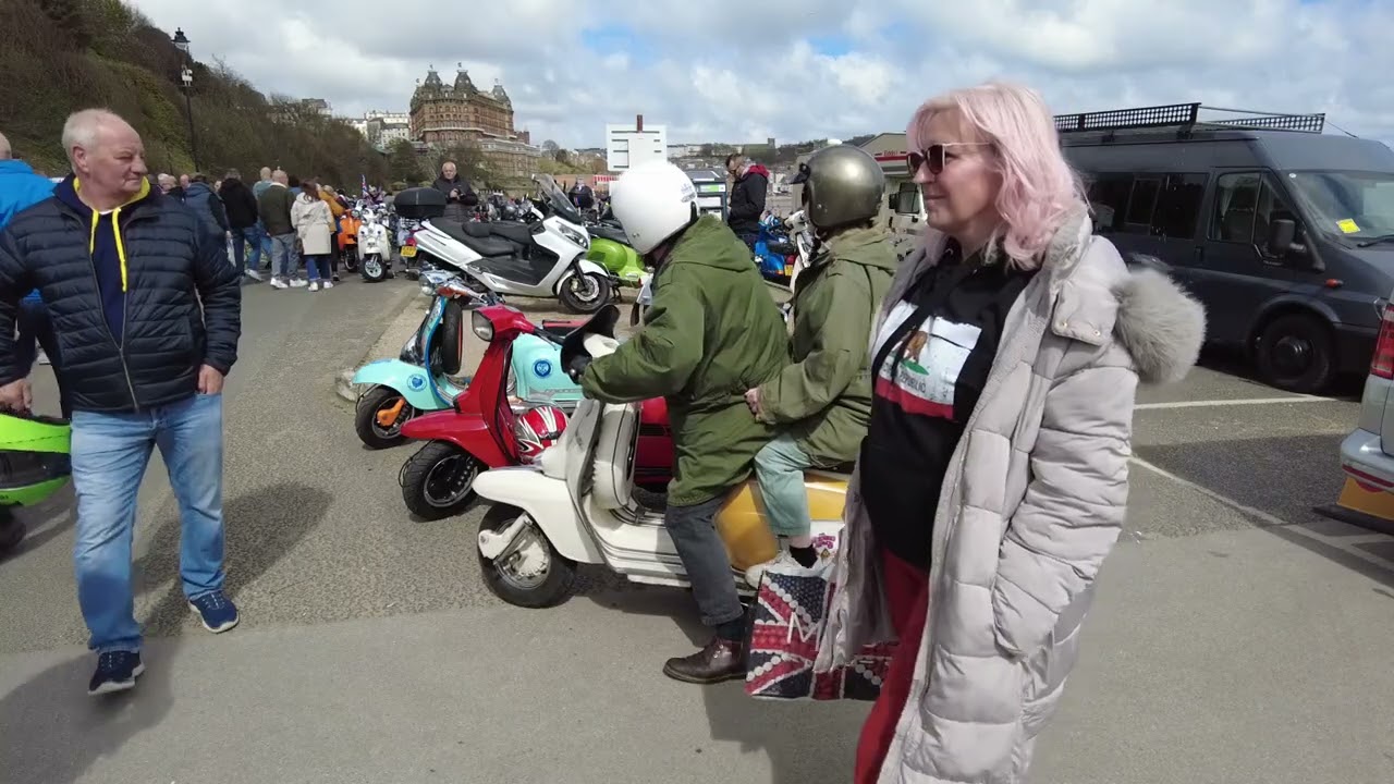 Scarborough Scooter weekend 19 April 2025.