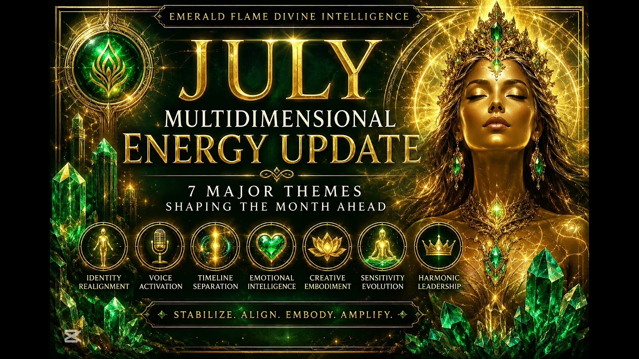 💎 JULY 2026 MULTIDIMENSIONAL ENERGY UPDATE ✦ Timeline Separation & Harmonic Leadership