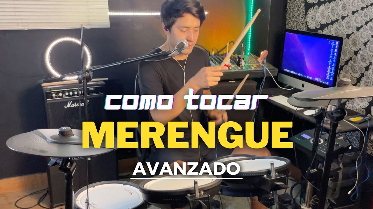 COMO TOCAR MERENGUE EN BATERIA (Avanzado) Miguel Mendoza