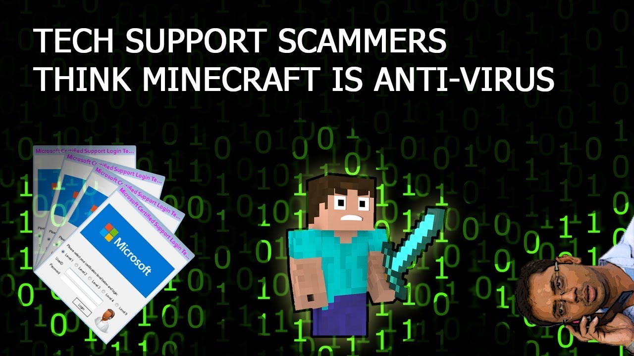 Scammer Thinks Minecraft Is Virus Software & Tries Fake SYSKEY