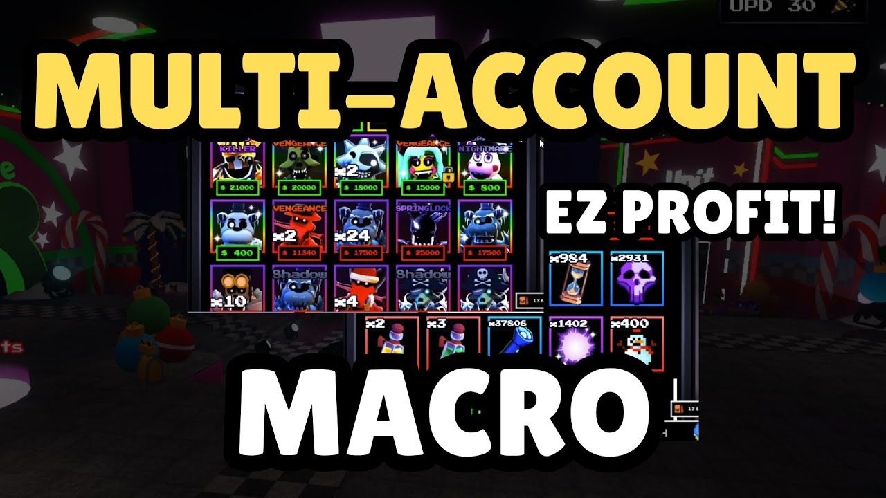 Best Multi Account Macro for INSANE Profit in Five Nights TD