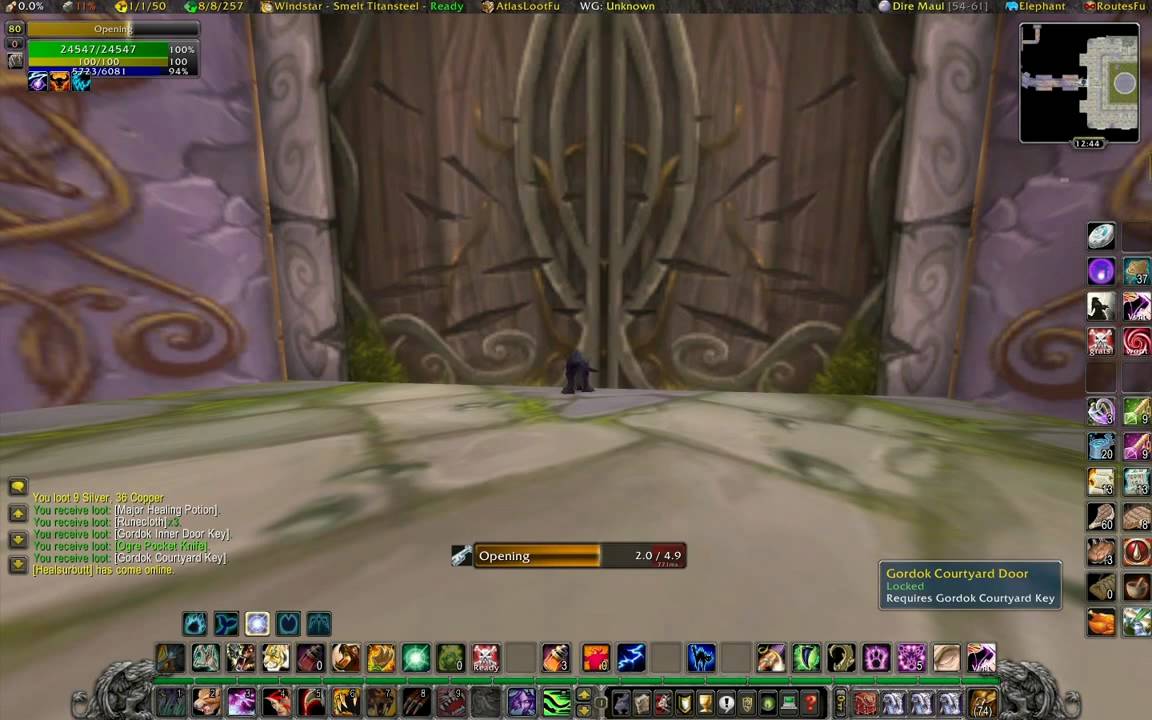 BBB Weapon Leveling in Dire Maul