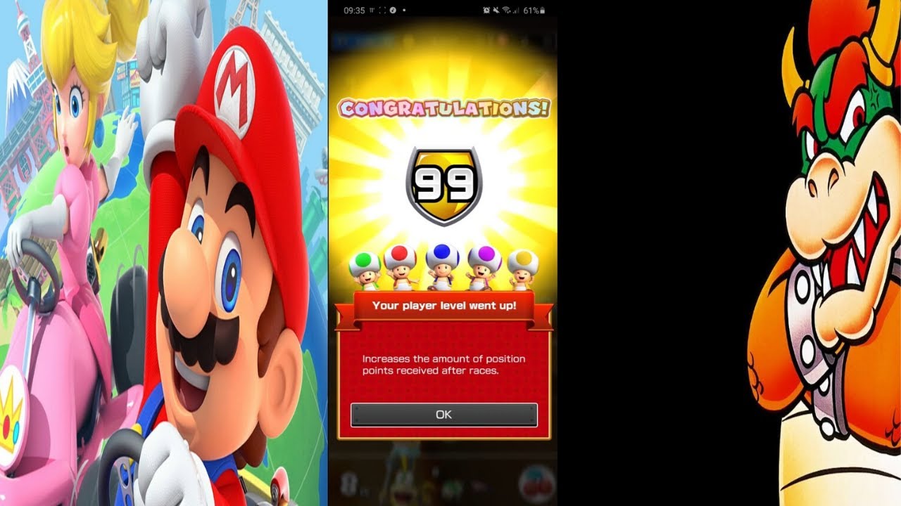 Mario Kart Tour | Me reaching Player Level 99 (2020)