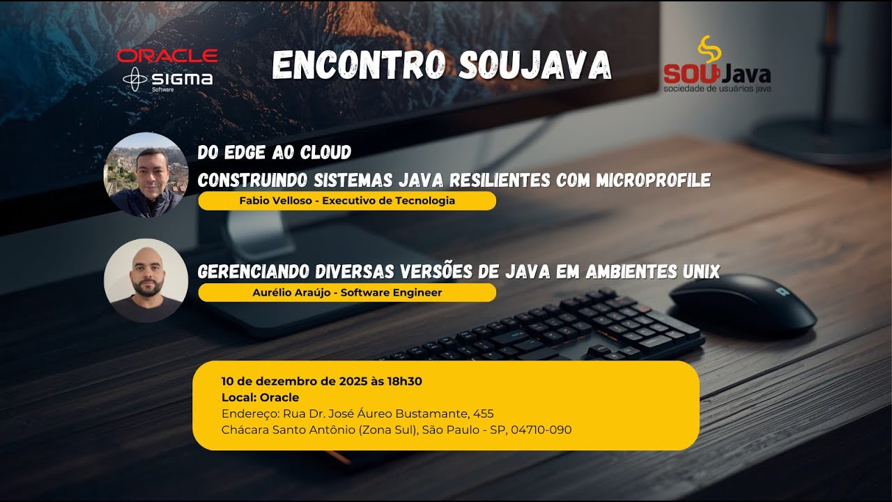 Encontro do SouJava na Oracle - Dezembro/2025