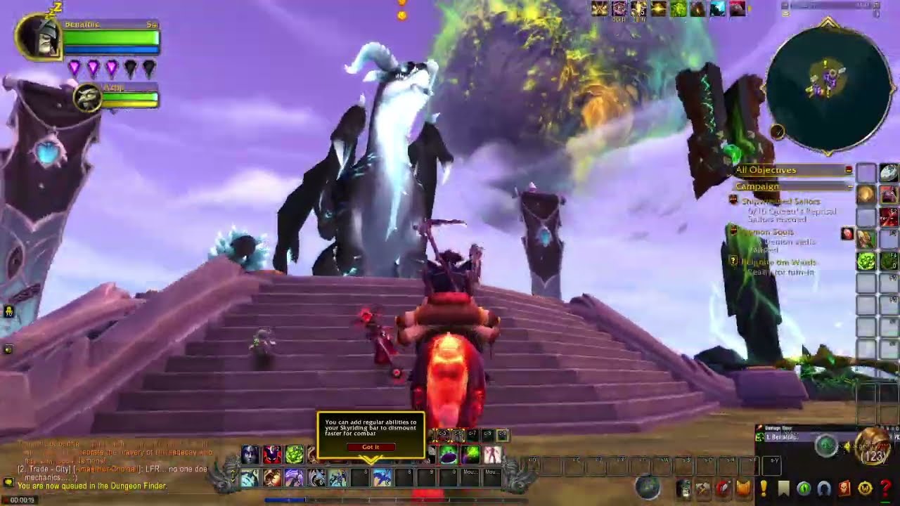 Ben afflic in world of warcraft legion remix episode: 04