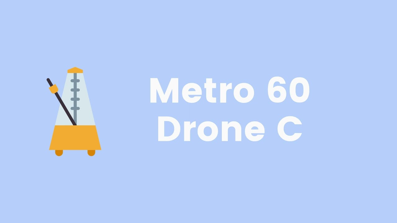 Metronome 60 BPM Drone C