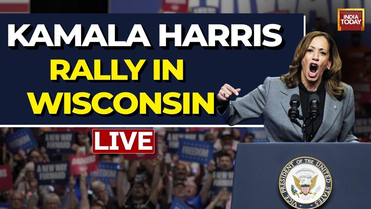 Kamala Harris  Speech: Kamala Harris Campaign Rally In Wisconsin | US Election News
