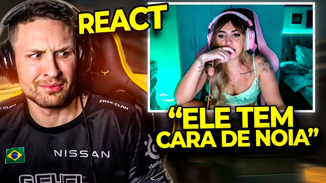 essa STREAMER reagiu ao MEU VÍDEO, e eu reagi ao REACT DELA!