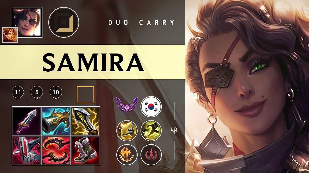 Samira ADC vs Jhin - KR Master Patch 26.02