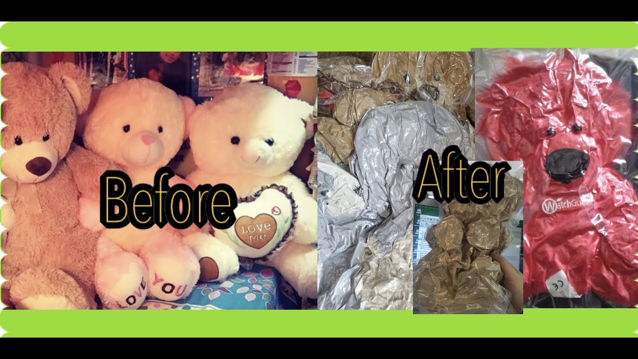VACUUM SAELED TEDDY BEAR / PERFECT SAVER SPACE FOR THE LAGGAGE