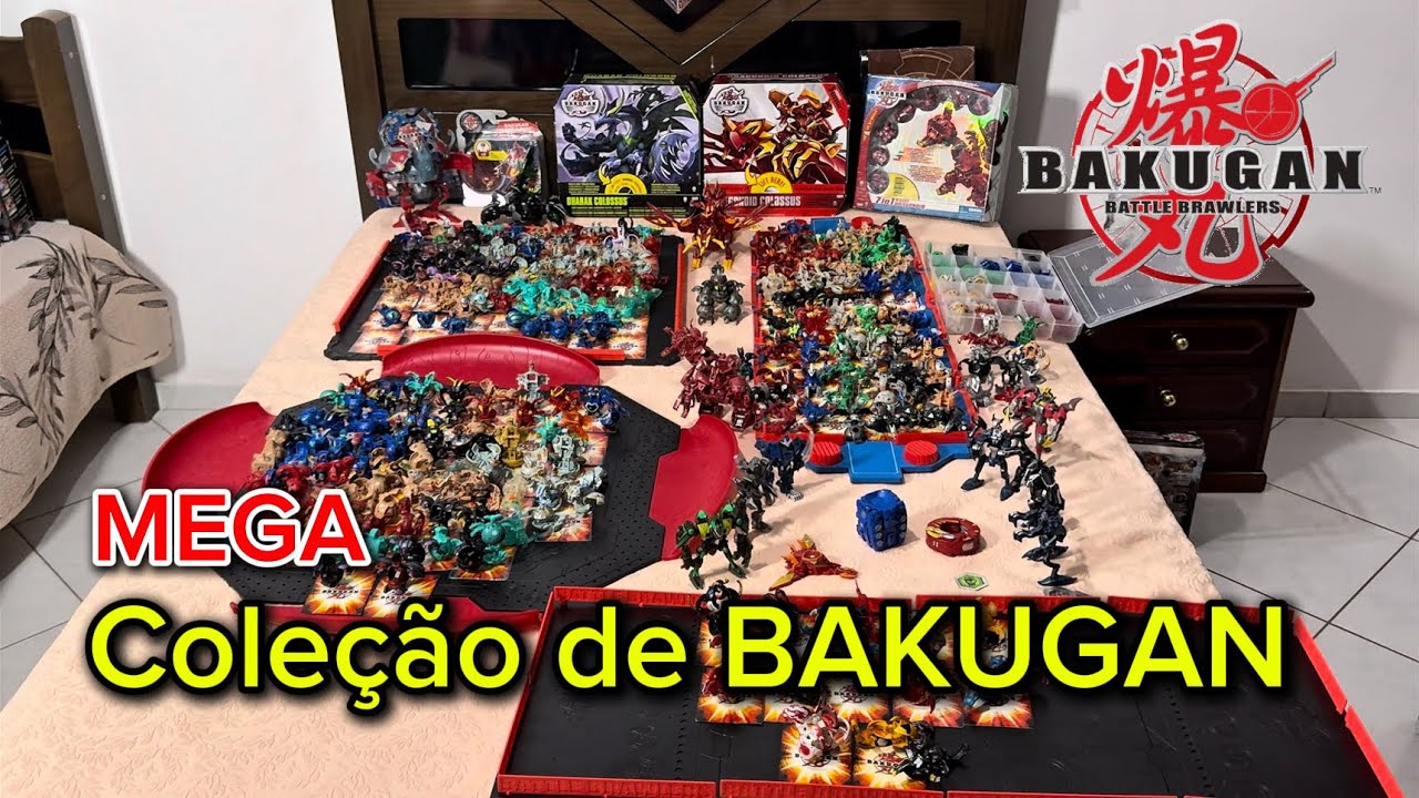 MINHA COLEÇÃO DE BAKUGAN (2026) | MASSIVE Bakugan Collection (Rare Bakugan 200+)