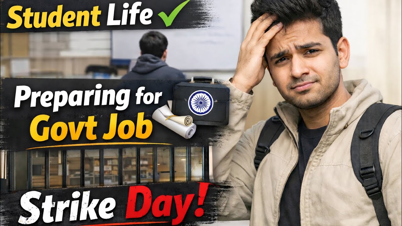 Study Routine Gone Wrong 😐 | Class, Library & Strike | Daily Vlog