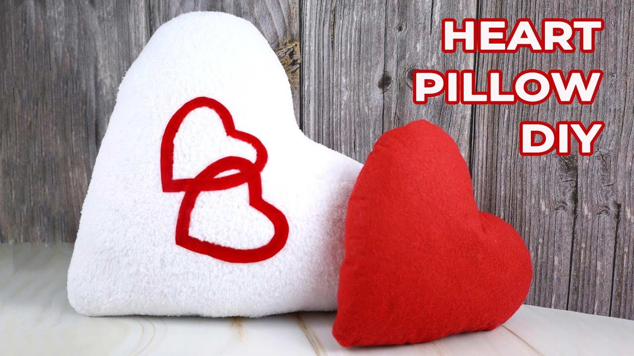 How to Make a Heart Pillow Step-by Step + FREE Pattern