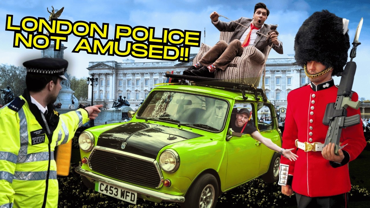 ARRESTED FOR IMPERSONATING MR BEAN IN LONDON!!!I THINK TO TOOK IT TO FAR!