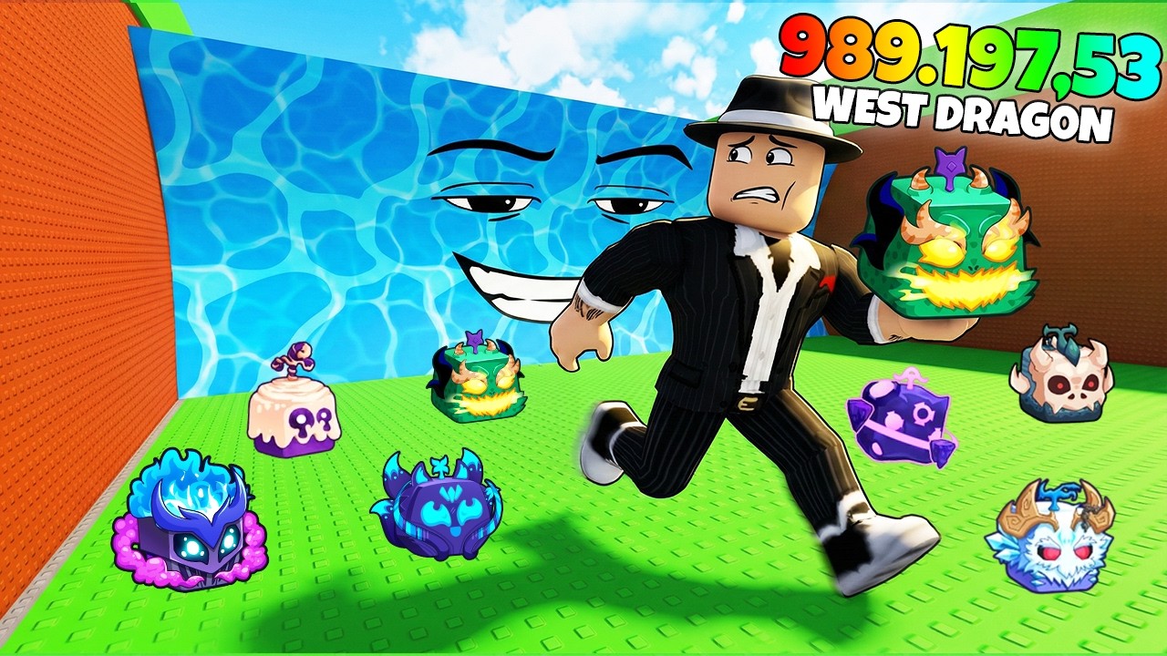BLOX FRUİTS MEYVELERİ İÇİN TSUNAMİDEN KAÇTIM! 😱 - Roblox Türkçe