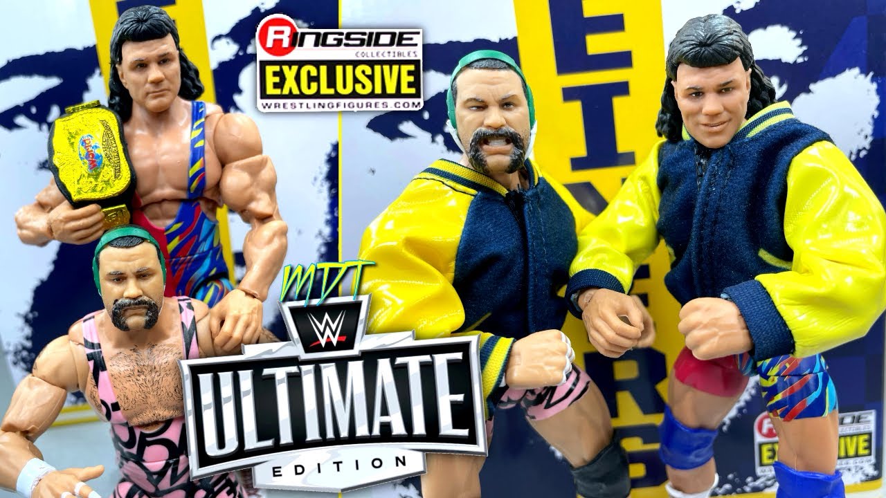 WWE ULTIMATE EDITION STEINER BROTHERS FIGURE REVIEW! RINGSIDE EXCLUSIVE!