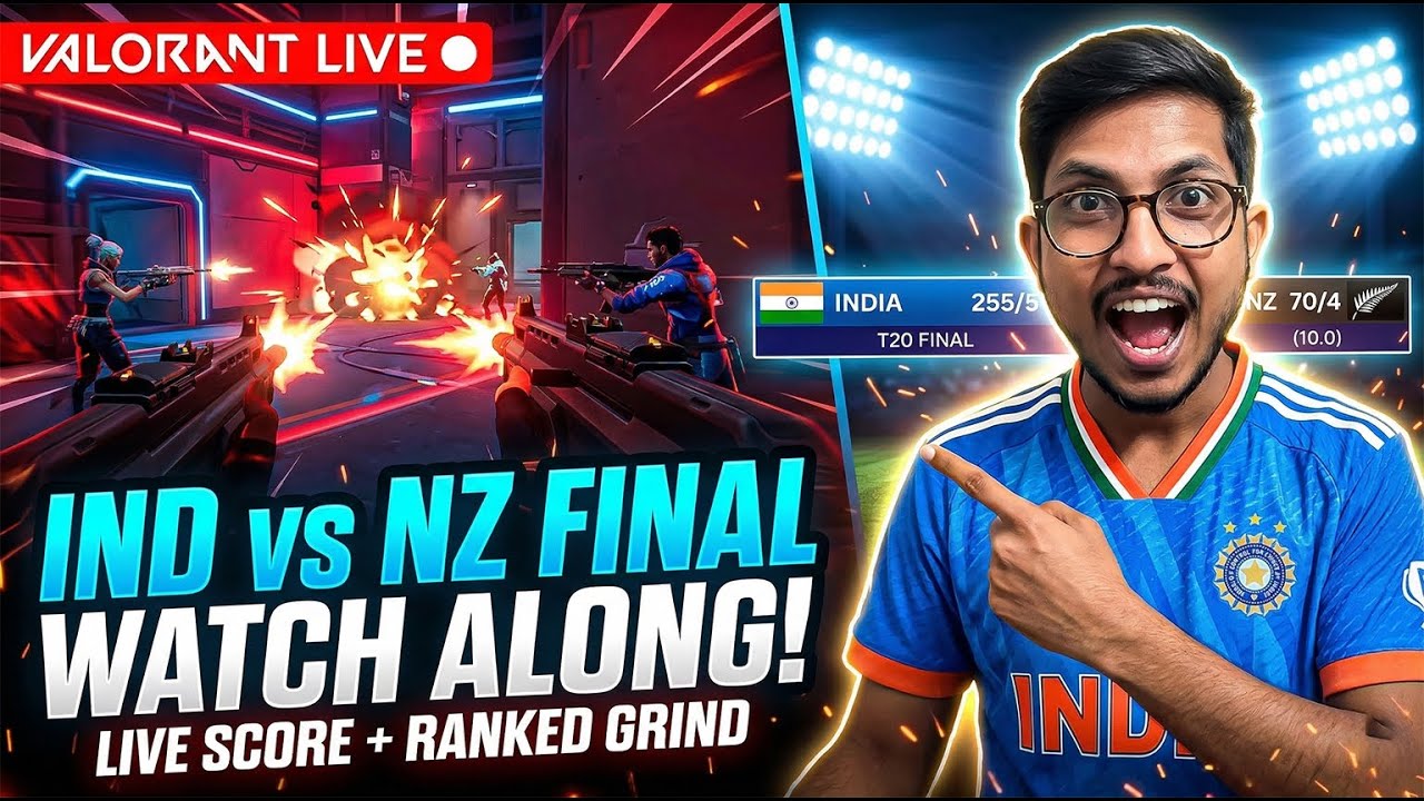 🔴 LIVE Valorant India Live  | IND vs NZ Watch ALong #valo #ValorantIndia #shortslive #funny