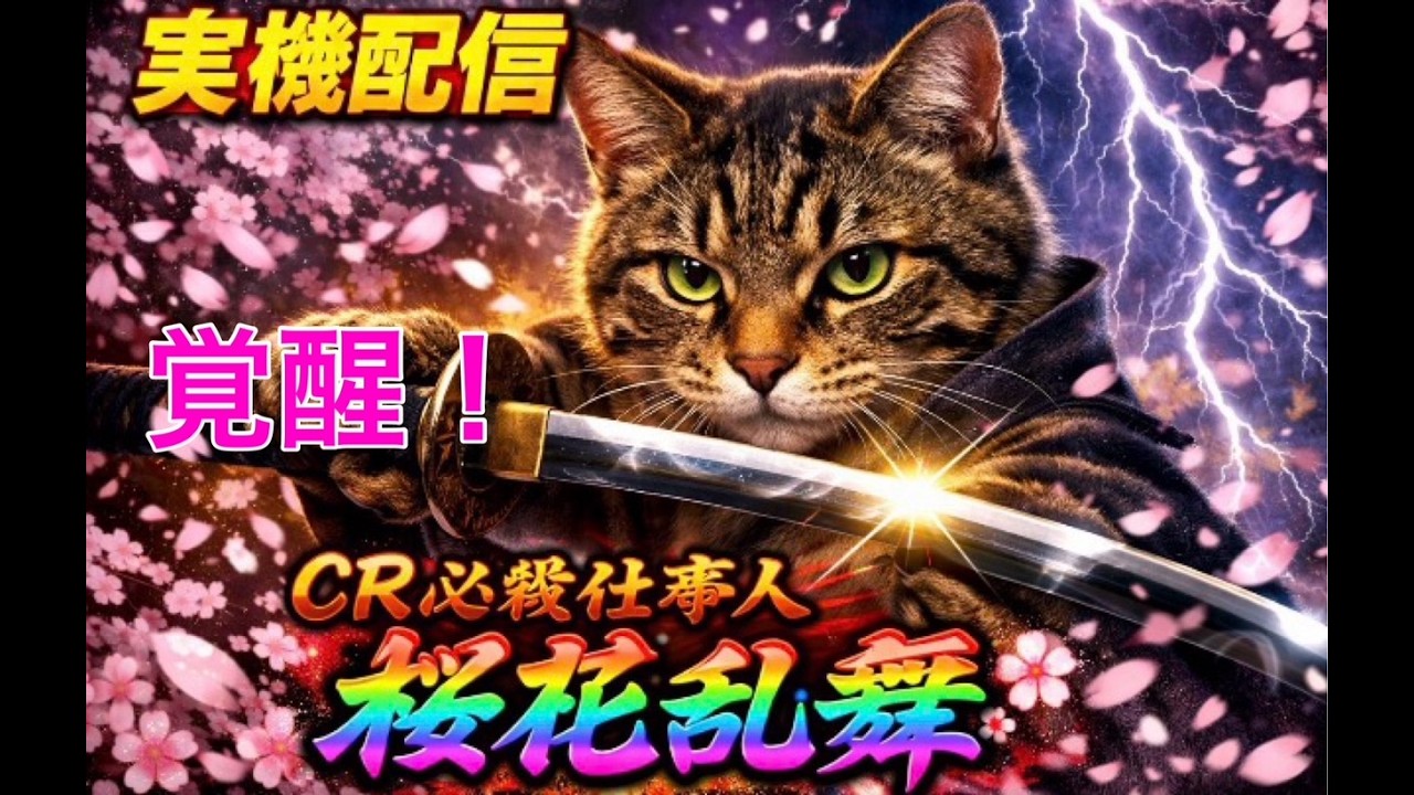 【パチンコ実機配信】ＣＲぱちんこ 必殺仕事人 桜花乱舞 〜 散りゆく花に，宿る想い 〜 【ライブ配信】#パチンコ実機配信 #必殺仕事人 #桜花乱舞
