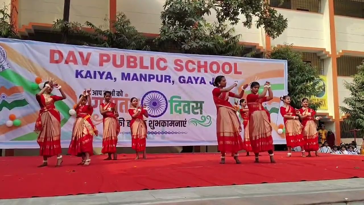 Cultural Program | Tribal Songs Group Dance at DAV Manpur Gaya| Tribal Songs Group Dance Performance