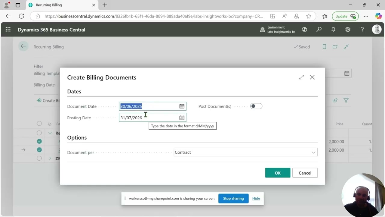 Business Central Subscription Billing | Automating invoicing with recurring billing | Dynamics 365