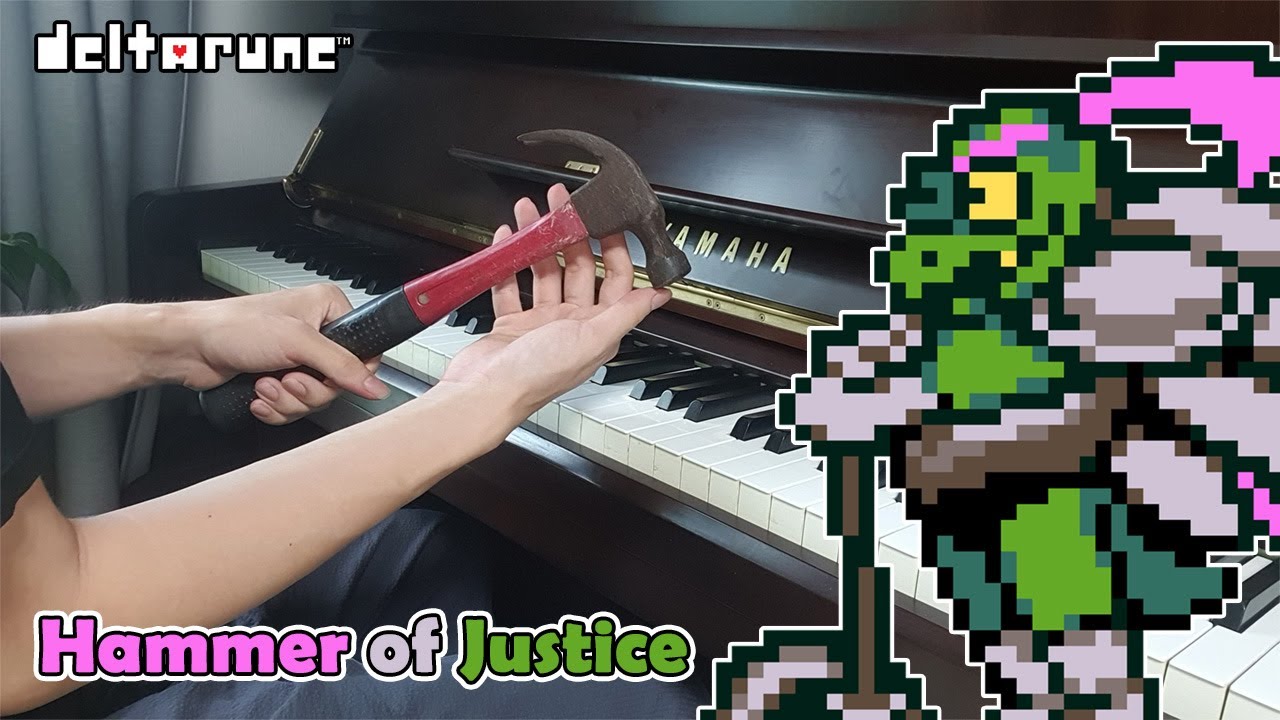 Deltarune - Hammer of Justice in piano