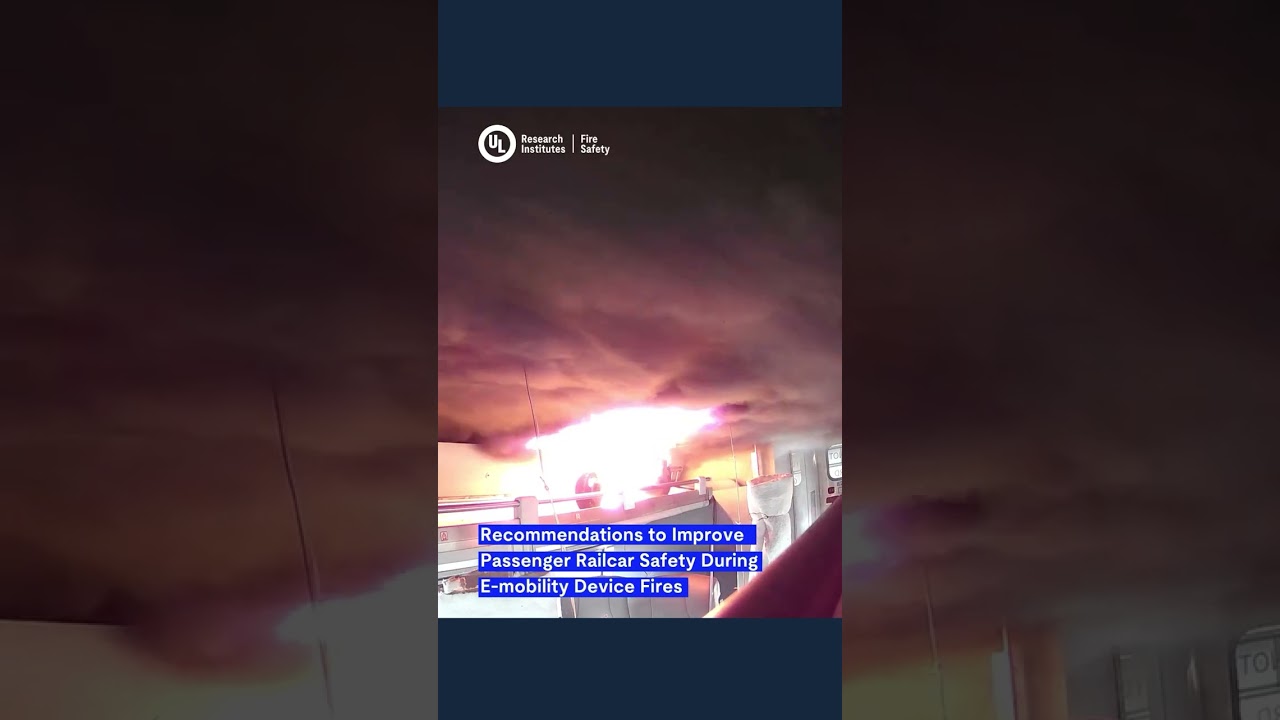 Passenger Railcar Safety: E-Mobility Device Fires