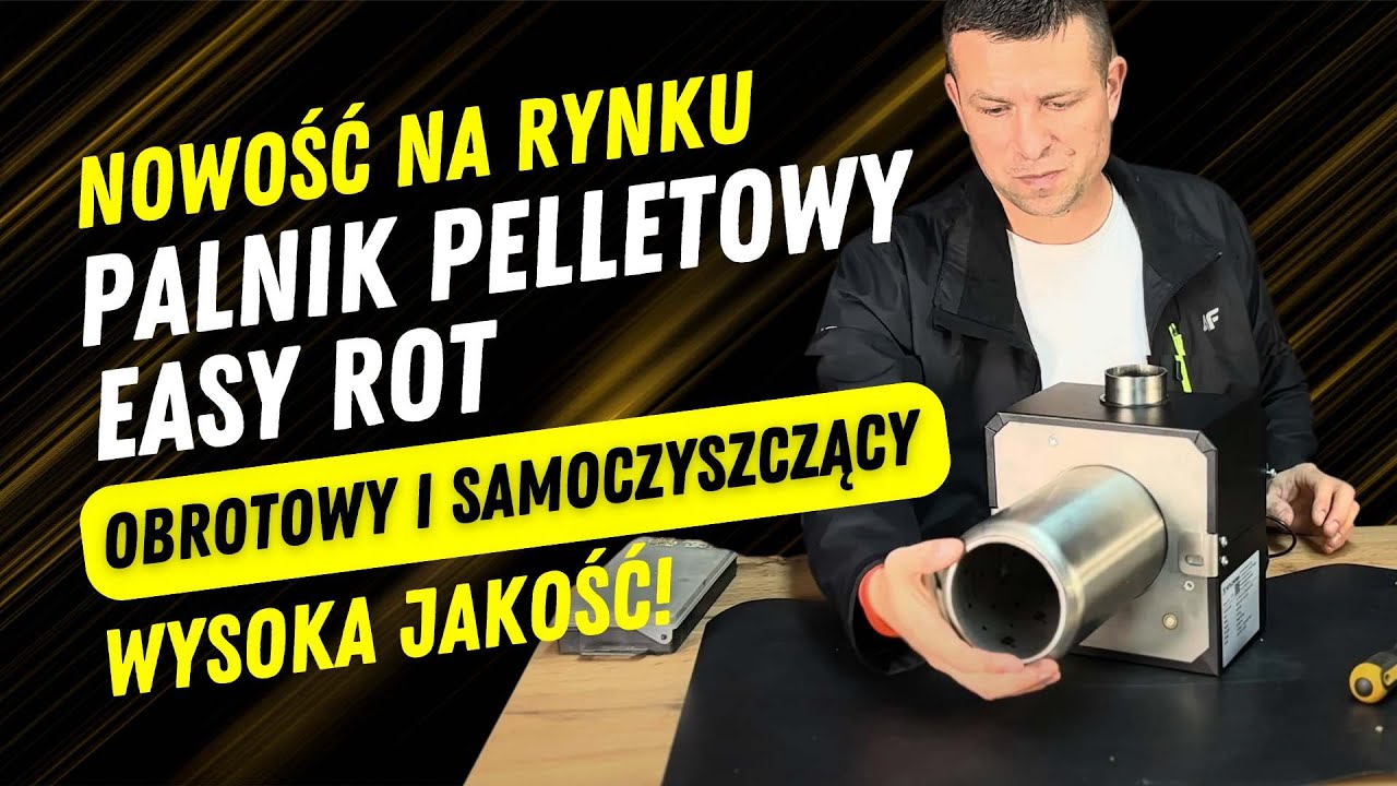 Nowość! Obrotowy i samoczyszczący palnik pelletowy Easy ROT wysoka jakość - Grupa Berski