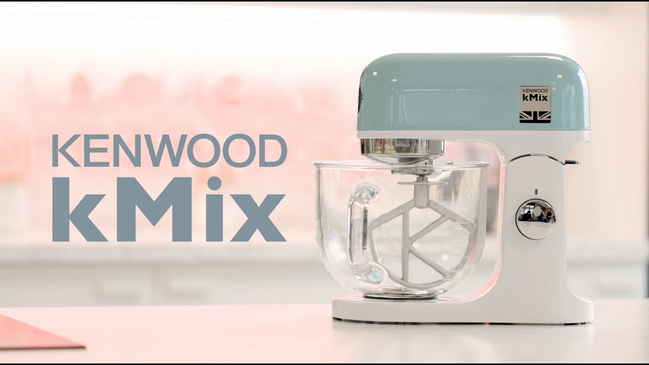 Présentation du robot pâtissier kMix bleu pastel