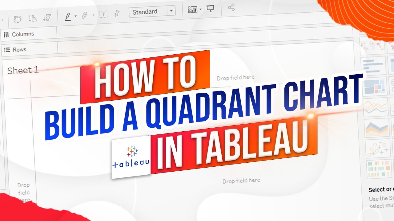 How to Build a Quadrant Chart in Tableau Desktop  Modification of Scatterplot
