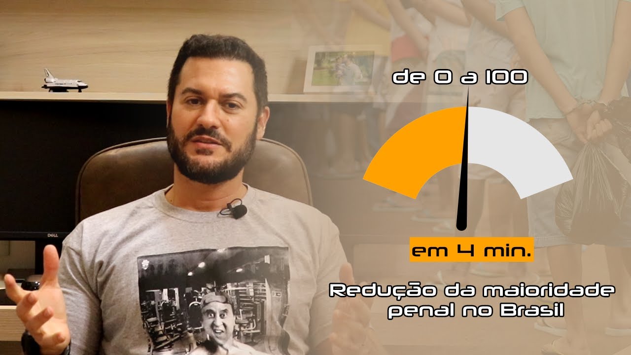 De 0 a 100 em 4 minutos - Redução da maioridade penal no Brasil  - Prof. Dickson Cosseti