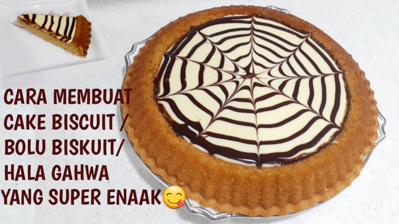 CARA MEMBUAT CAKE BISCUIT/BOLU BISKUIT/HALA GAHWA YANG SUPER ENAAK