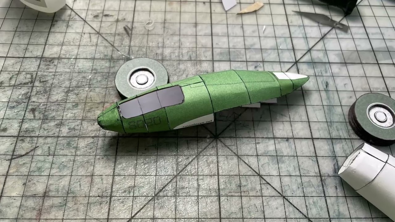Construcción en papel del A-10 Warthog de GPM. Brrrrrrrrt