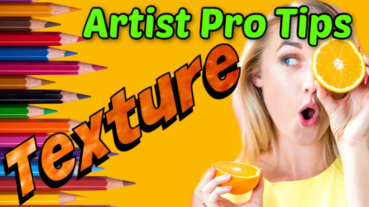 Master Colored Pencil Texture Techniques :  Citrus Peel
