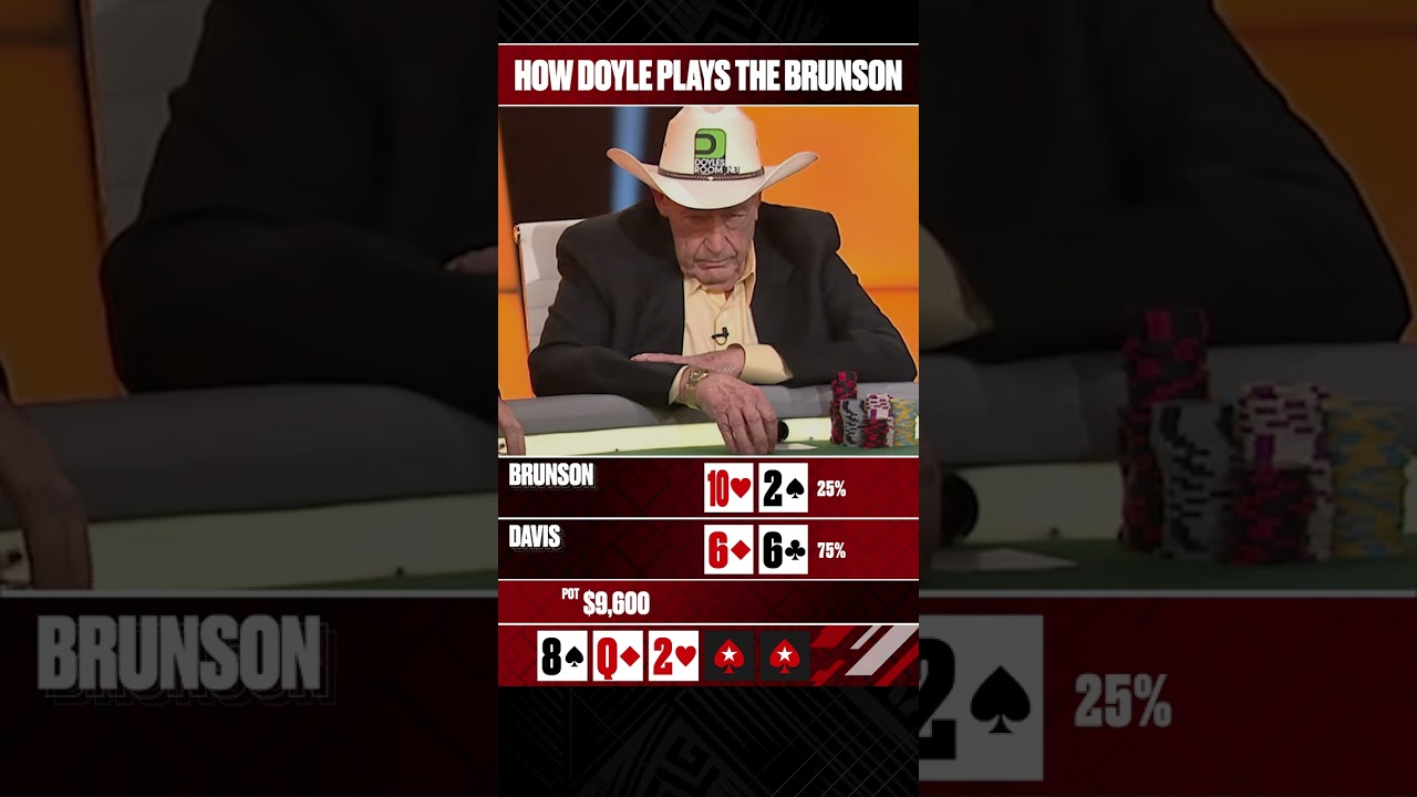 How Doyle Brunson Plays THE BRUNSON 🤠 