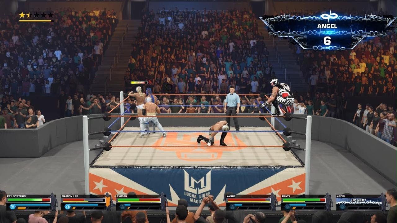 WWE LUCHA LIBRE ELIMINATOR MATCH!!!