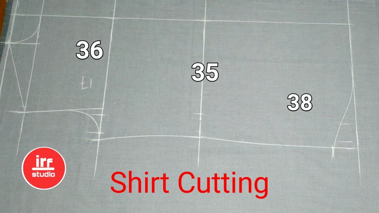 Oficial Fitting Shirt Cutting Step By Step | Gent's Fitting Shirt Cutting | Men's Shirt Cutting