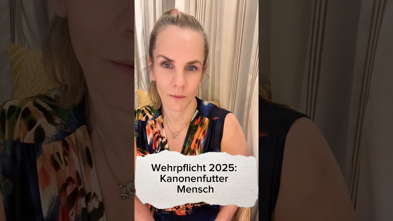 #Wehrpflicht 2025: Kanonenfutter Mensch 🚨 #cdu #politik #demokratie #klartextmitlilly