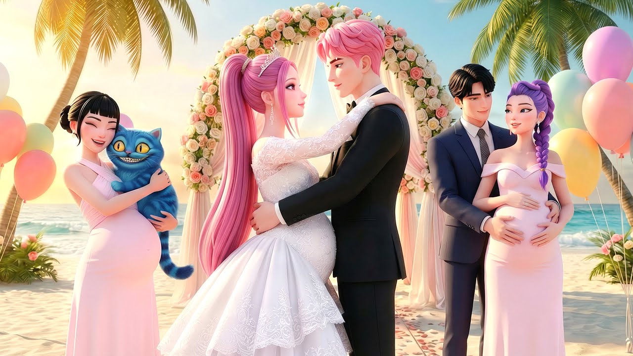 Kpop Music Demon Hunters Songs: ALL IN (MV) | Pregnant BEACH WEDDING Version 💍🌊