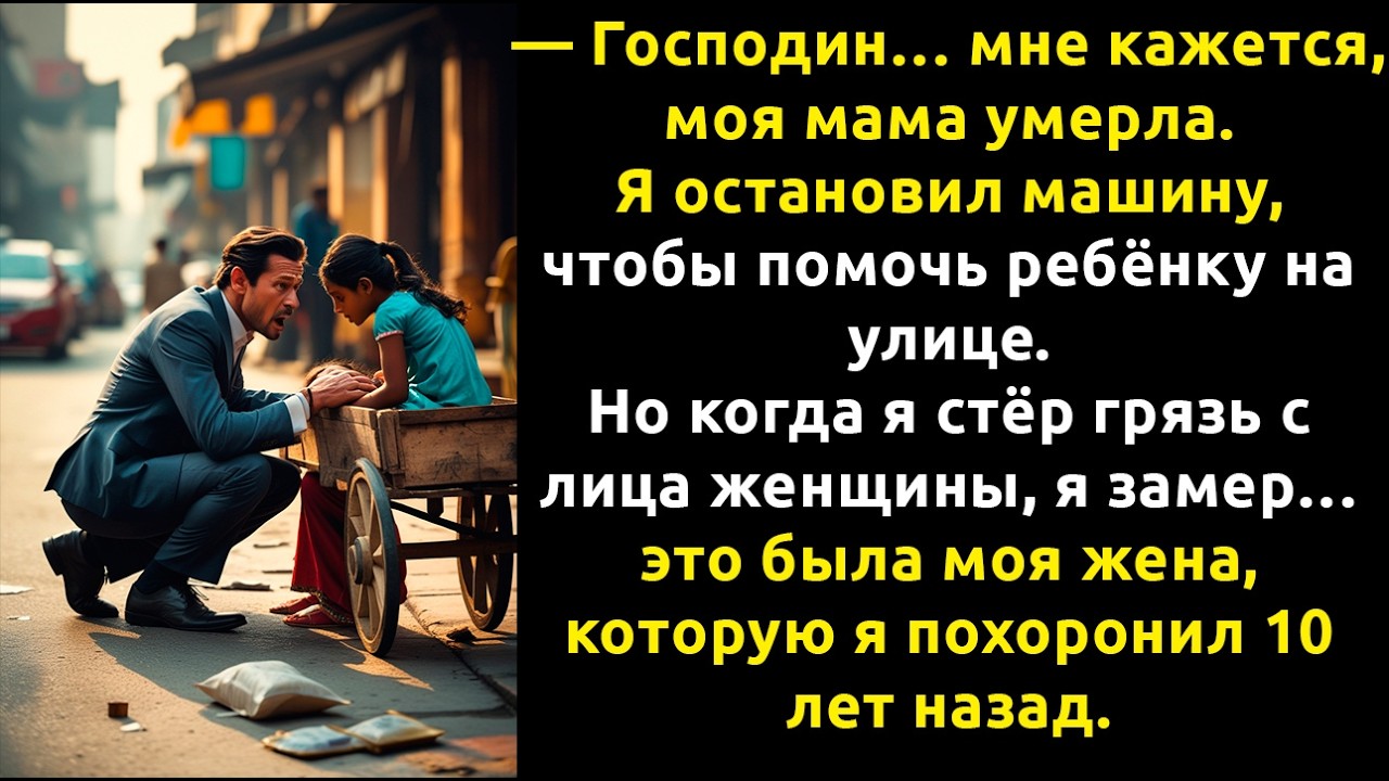 Маленькая девочка попросила разбудить её маму... я ПОСМОТРЕЛ на женщину и понял — это МОЯ ЖЕНА.