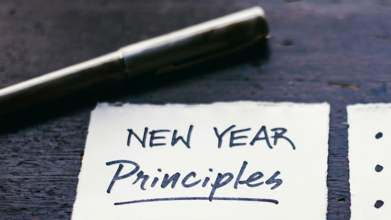 5 New Years Principles for Disciples