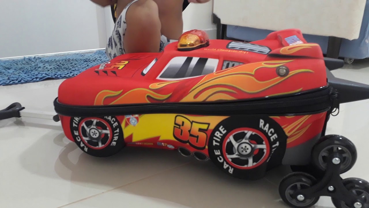 🔴MOCHILA 3D Do Mcqueen DOS CARROS - MATERIAL ESCOLAR DO DAVI 2018