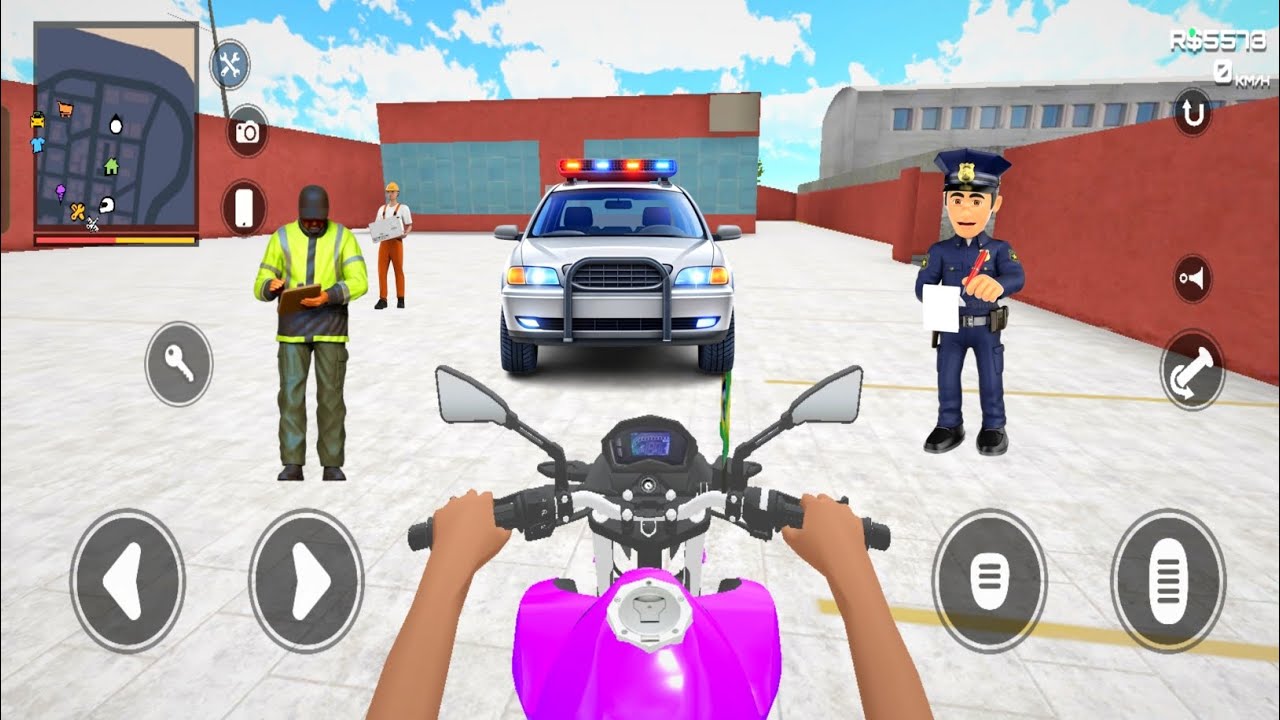 Elite motors 3d VS police 🚓 new elite upadet motors 3d android games 🎮#viral #elitemotos 